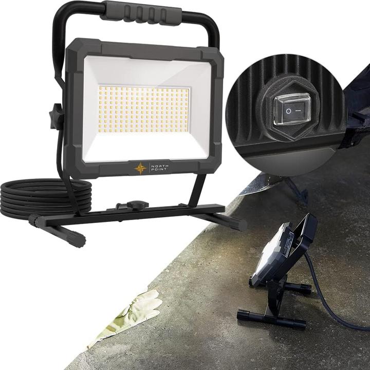 Actual product image Northpoint LED Baustrahler mit Stativ (12500 lm)