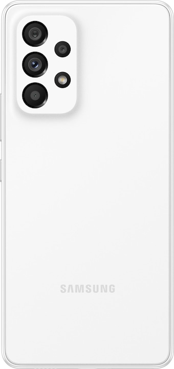 Actual product image Samsung Galaxy A53 5G EU (128 GB, Awesome White, 6.50", Dual SIM, 64 Mpx, 5G)