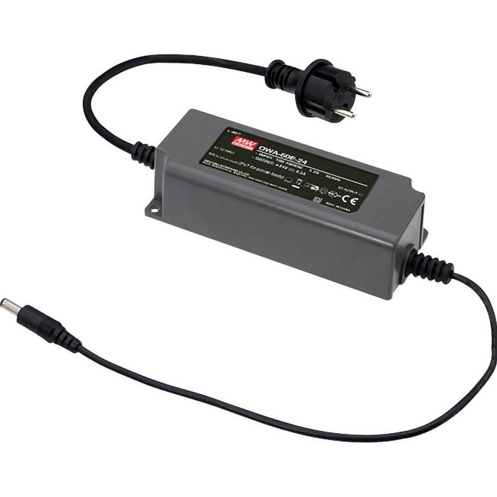 MeanWell Tischnetzteil, Festspannung OWA-60E-12 12 V/DC 60 W, Universalladegerät