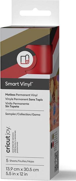 Produktbild Cricut Smart Vinyl Permanent Joy 14x30cm 5-sheets Mat Elegance (P)