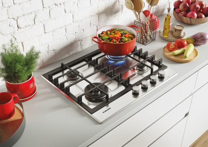 Image du produit Candy Hoover H-HOB 300 GAS HHG6BF4MX Inox Encastrable 60 cm 4 brûleur(s)