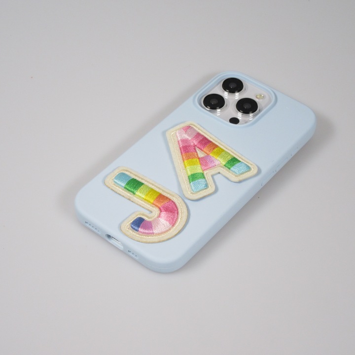 Image du produit PhoneLook Autocollant sticker pour téléphone/tablette/ordinateur brodé en 3D Lettre C