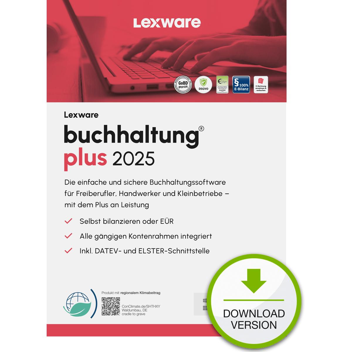 Lexware buchhaltung plus 2025 Download Jahresversion (365-Tage) für