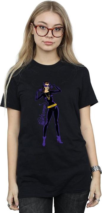 Produktbild Catwoman Happy Pose Baumwolle Boyfriend TShirt (L)