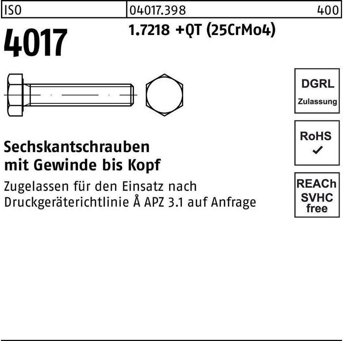Actual product image Bufab Hexagon head screw ISO 4017 VG M 30 x 60 1.7218 +QT (25CrMo4) (1 Screws per piece)