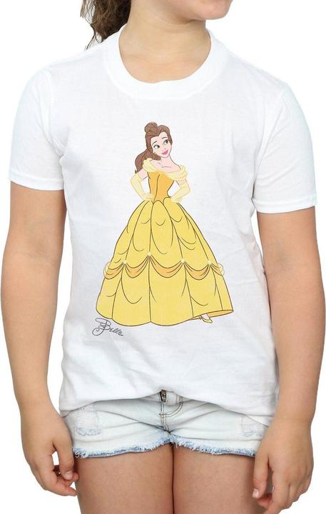 Produktbild Beauty And The Beast Mädchen Belle TShirt aus Baumwolle (152, 158)