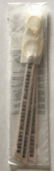 Actual product image Burberry Logo Rubber Keychain