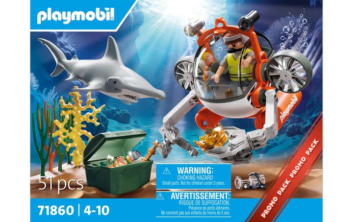 Image du produit Playmobil Chasse au trésor avec sous-marin (71860, Playmobil Action Heroes)