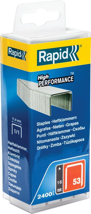 Image du produit Rapid Type 53 Agrafe à fil fin 16 mm (2400 x)