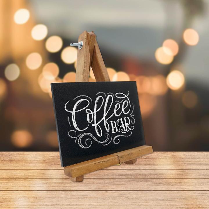 Produktbild Europel Tisch-Kreidetafel MINI mit Staffelei, natur (Wandtafel)