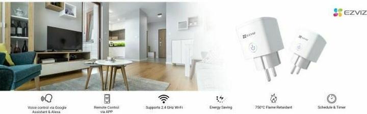 Actual product image EZVIZ Max 10A, Max 2300W, WiFi 2.4GH
