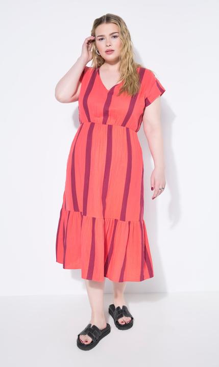 Produktbild Studio Untold Midikleid, A-Line, Musselin, Streifen (46, 48)