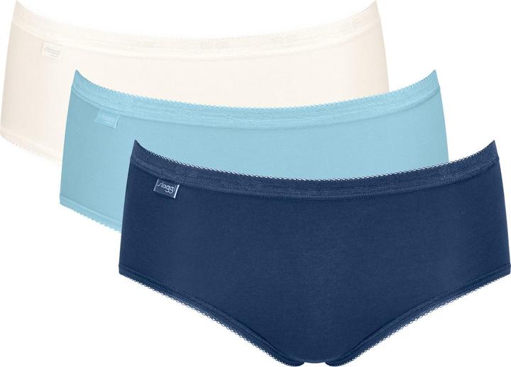 Immagine prodotto Sloggi Unterhose BASIC+ MIDI Damen-Slip 3er Pack (40, confezione da 3)