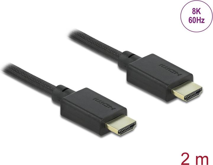 Image du produit Delock HDMI (Typ A) — HDMI (Typ A) (2 m, HDMI, 2.1)