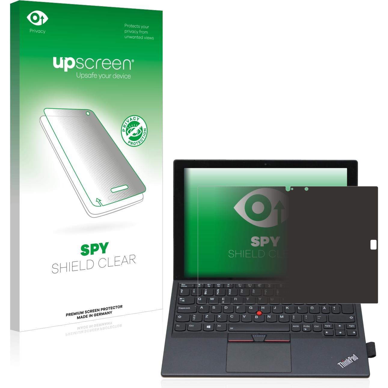 upscreen Spy Shield Blickschutzfolie (1 Stück, Lenovo ThinkPad X1), Tablet Schutzfolie