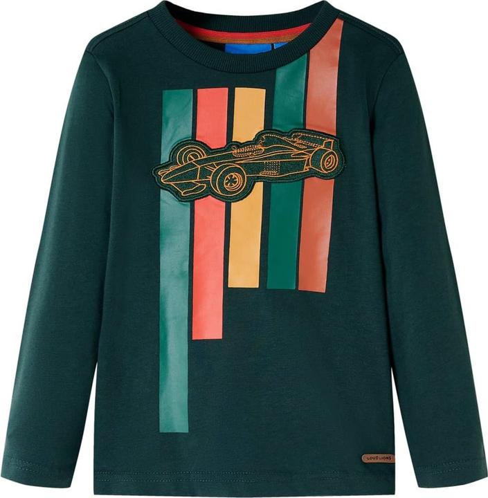 Immagine prodotto vidaXL Camicia da bambino a maniche lunghe ocra scuro 128,Materiale: 100 (128)