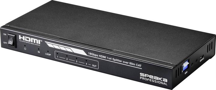 Image du produit SpeaKa Professional SP-HDS-700 HDMI® Extender HDMI via câble réseau RJ45 50m (Rallonge)