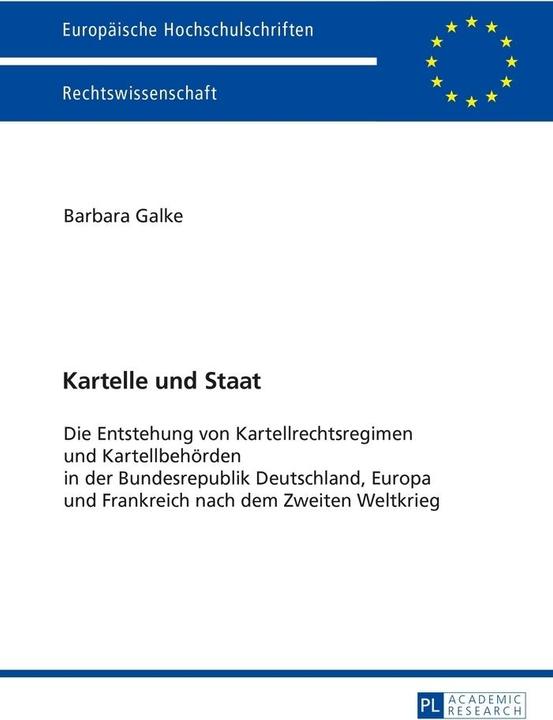 Produktbild Kartelle und Staat (Barbara Galke, 2015)