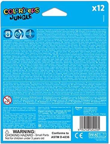 Produktbild Maped Fasermaler Jungle 12er (12x)