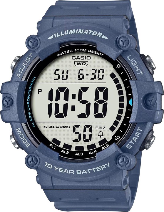 Actual product image Casio AE-1500WH-2AVDF Unisex Watch (Digital watch, 235 mm)