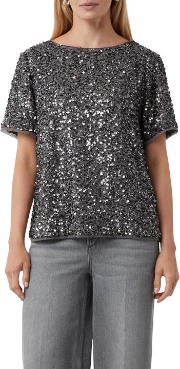Immagine prodotto Comma Bluse Elegantes Shirt mit Allover-Pailletten (40)