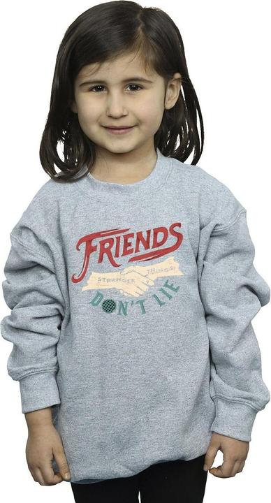Produktbild Netflix Stranger Things Friends Don't Lie Hands Sweatshirt Mädchen (128)