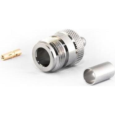 Varia N-Buchse für H155 Kabel, Crimp Version, Elektronikkabel + Stecker