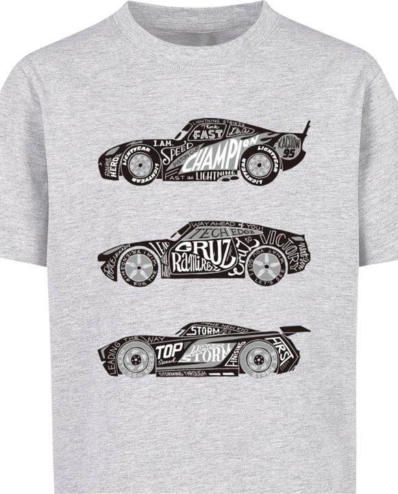 Produktbild Absolute Cult Kids Cars - Text Racers T-Shirt - 133471 (146, 152)