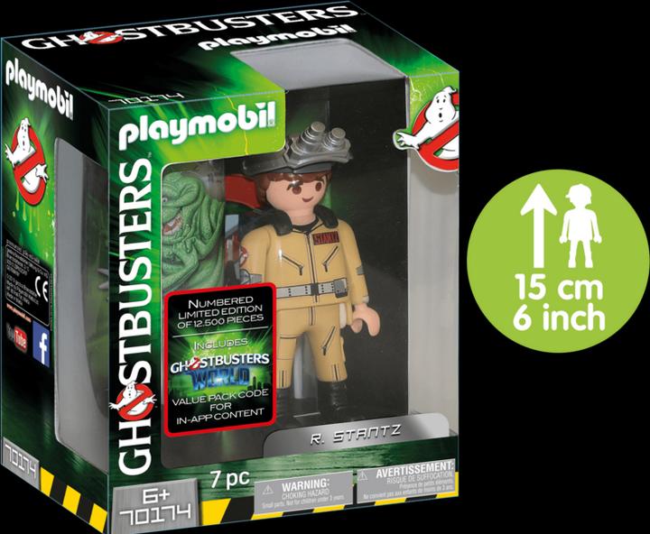 Immagine prodotto Playmobil Figura da collezione Ghostbusters R. Stantz (70174, Playmobil Acchiappafantasmi)