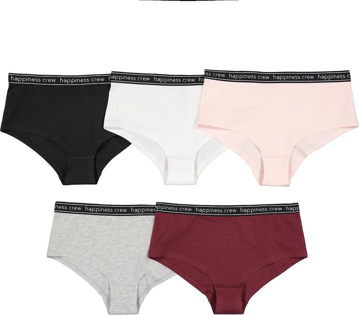 Actual product image La Redoute Collections 5-Pack Shortys (5-pack, 152)