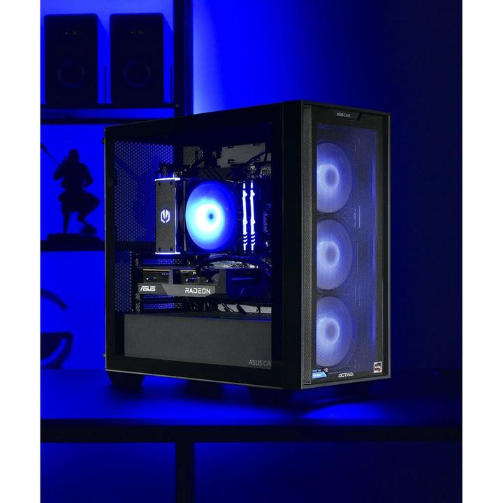 Actual product image Actina 5901443335832 PC Mini Tower AMD Ryzen??? 5 5600 DDR4-SDRAM SSD AMD Radeon RX 7600 Black (1000 GB, 16 GB, AMD Ryzen 5 5600, Radeon RX 7600)