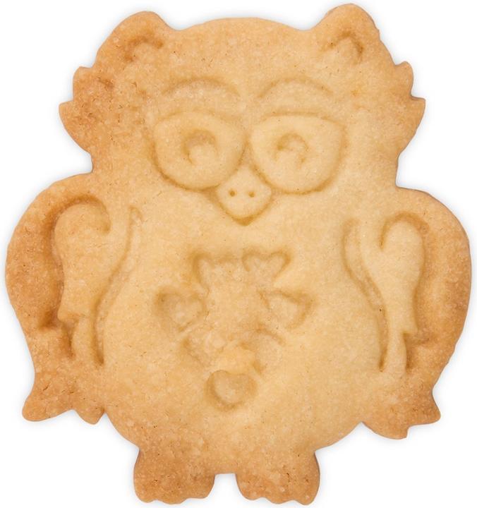 Actual product image Städter Embossing Cookie Cutter with Ejector Owl