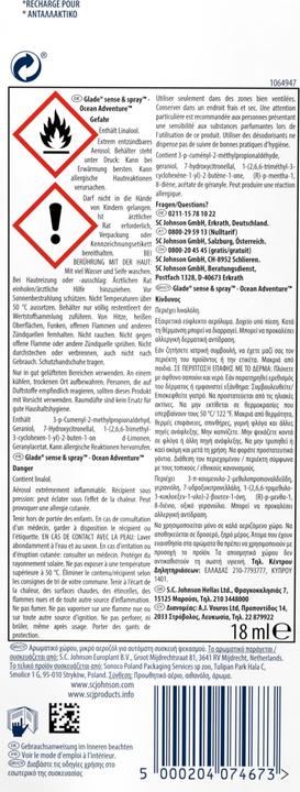 Actual product image Glade Sense & Spray Ocean Adventure