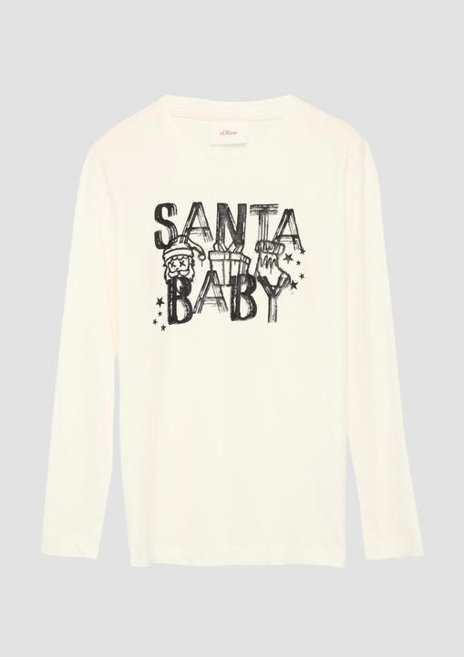 Immagine prodotto S.Oliver T-Shirt Langarmshirt mit Weihnachtsmotiv (170, 176)