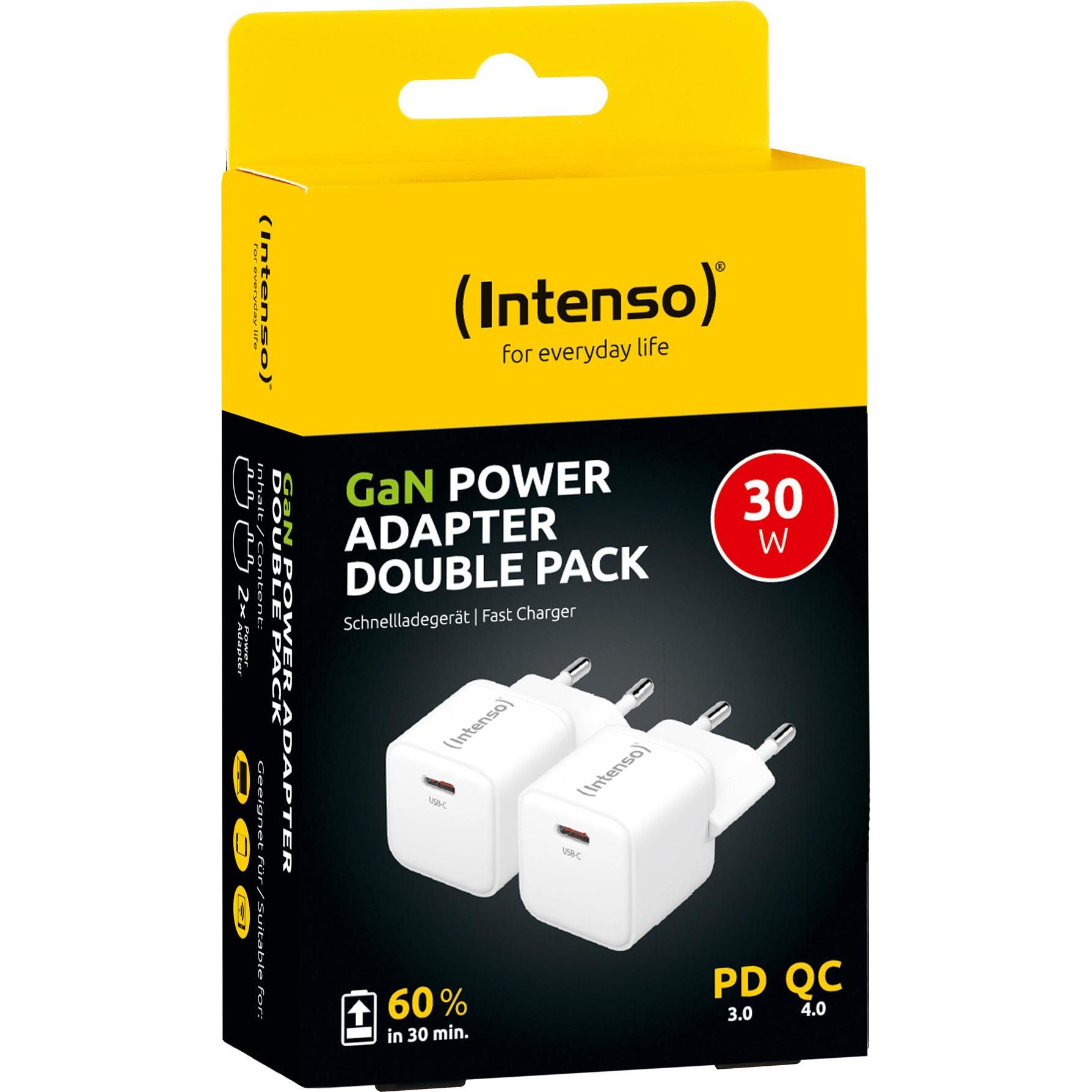 Thumbnail - Intenso Power Adapter - W30C (30 W), USB Ladegerät, Weiss