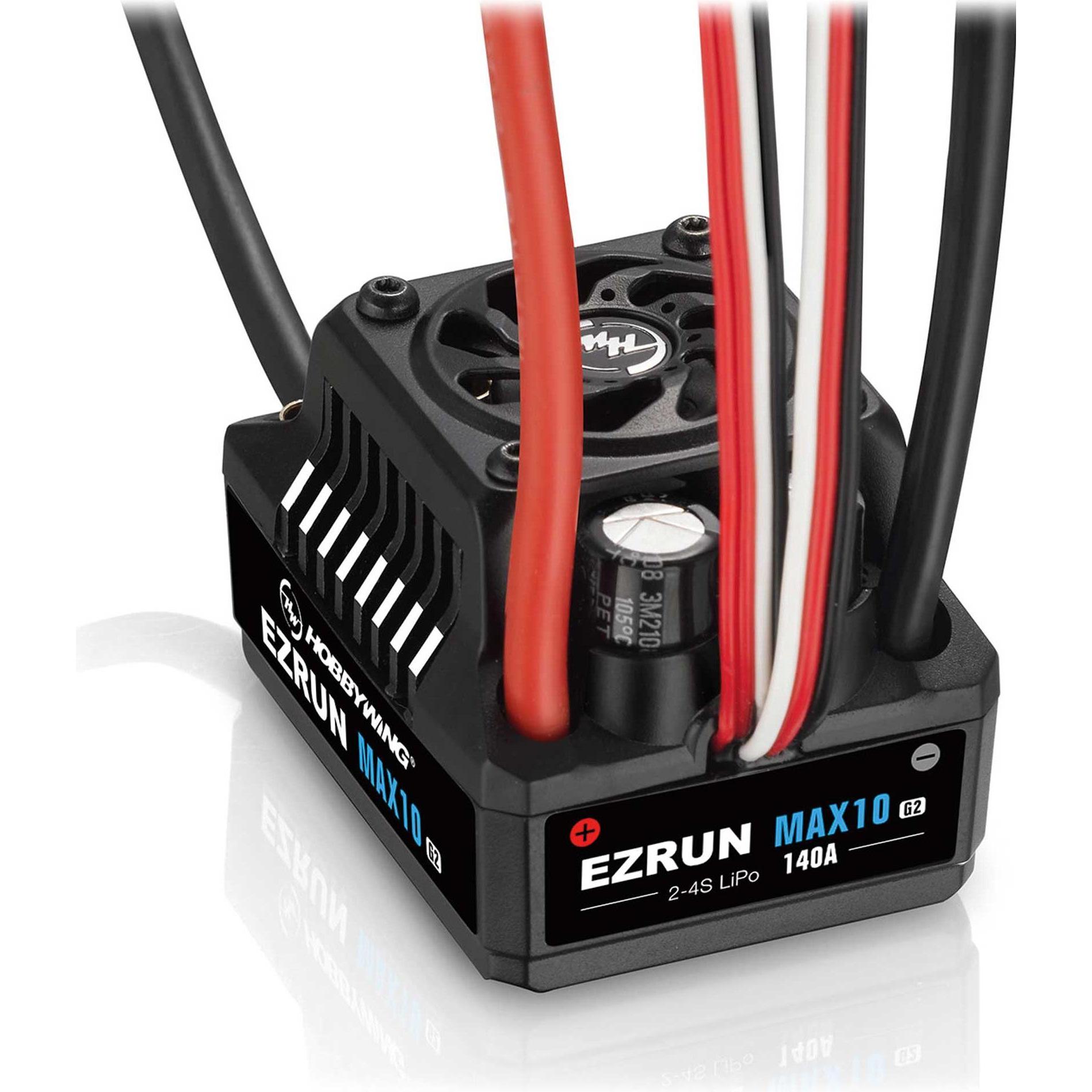 Hobbywing Ezrun MAX10 G2 140A Combo con albero 3665SD-3200kV 5 mm