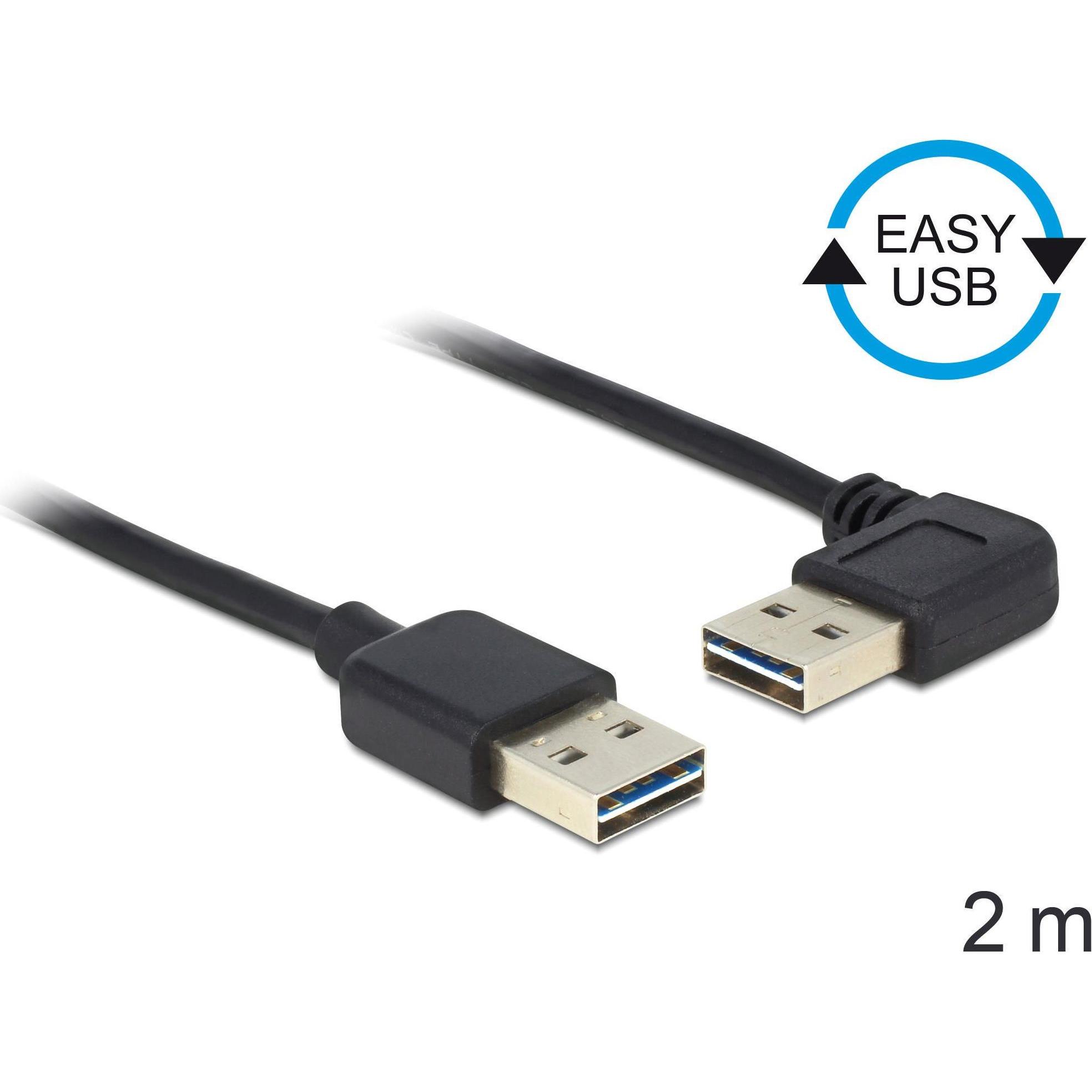 Thumbnail - Delock USB A – USB A (2 m, USB 2.0), USB Kabel