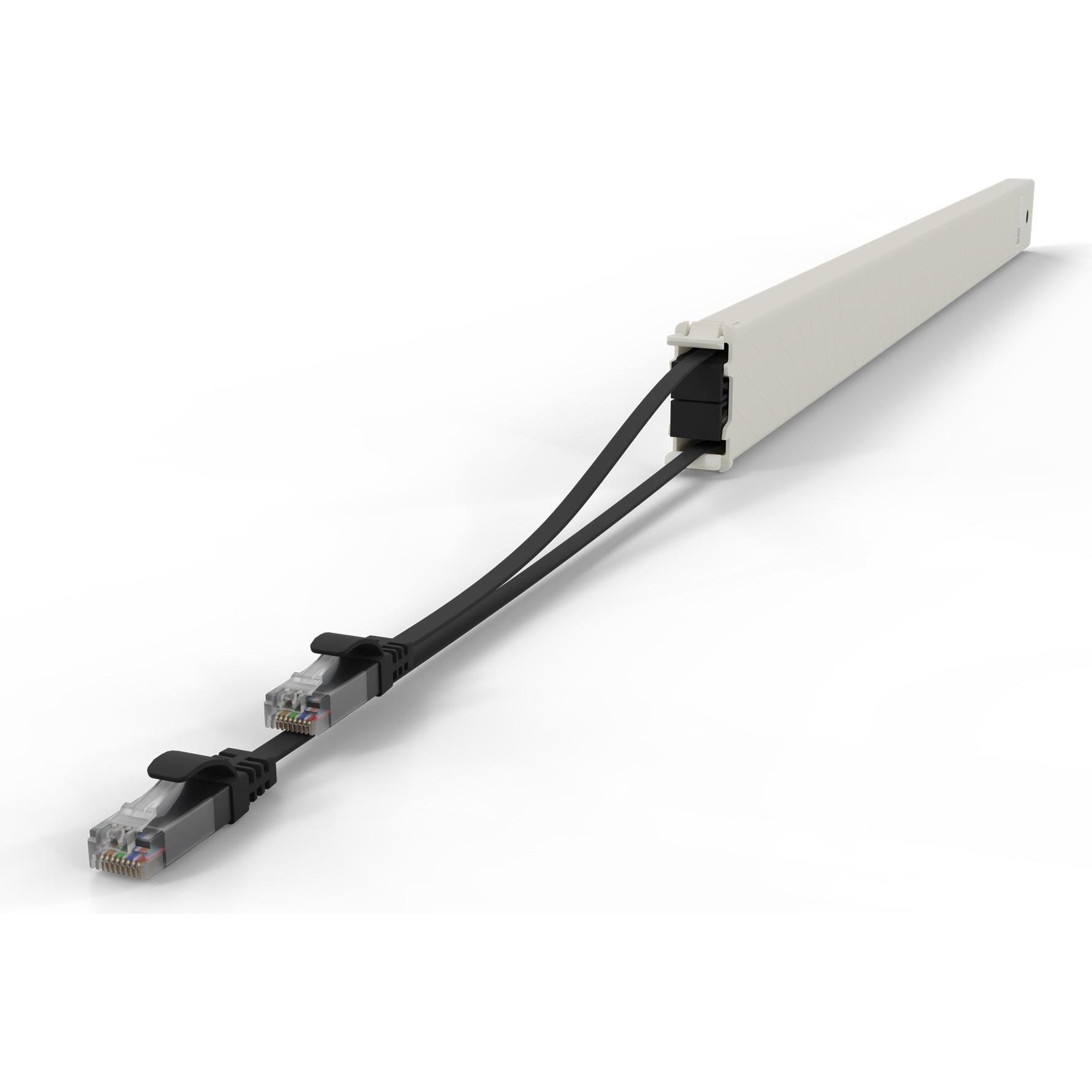 Thumbnail - PATCHBOX one / Cassette / 46RU / Cat 6A, UTP, 2.5 m, Schwarz (U/UTP, CAT6a, 2.50 m), Netzwerkkabel