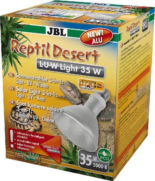 JBL Aquaristik und Terraristik ReptilDesert L-U-W, Light alu, 35 W (UVB, UVA)
