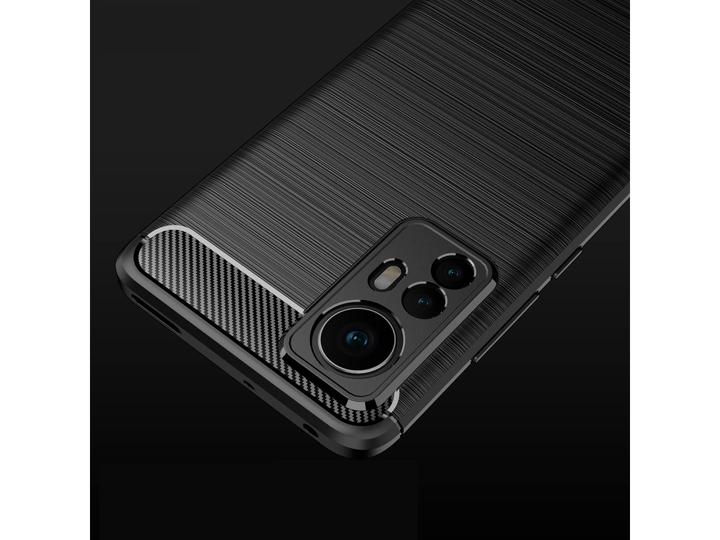 Produktbild Screenguard Xiaomi 12 Hülle Carbon Brushed Soft TPU (Xiaomi 12)