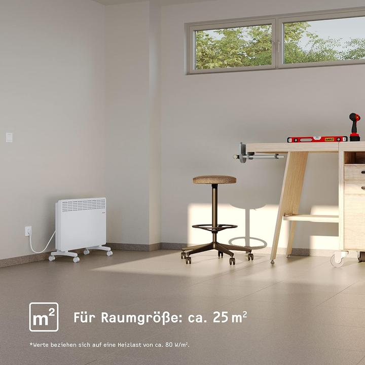 Produktbild Stiebel Eltron EG-50-TR2-PM Konvektor-Heizung Standgerät für ca. 25 m², TÜV geprüft, einfacher Regler (2000 W)