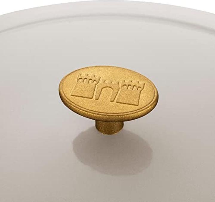 Produktbild Ballarini BELLAMONTE OVALER GUSSEISERNER TOPF 75003-556-0 - 5 5 LTR ELFENBEIN (31 cm, Bräter + Schmortopf, Gusseisen)