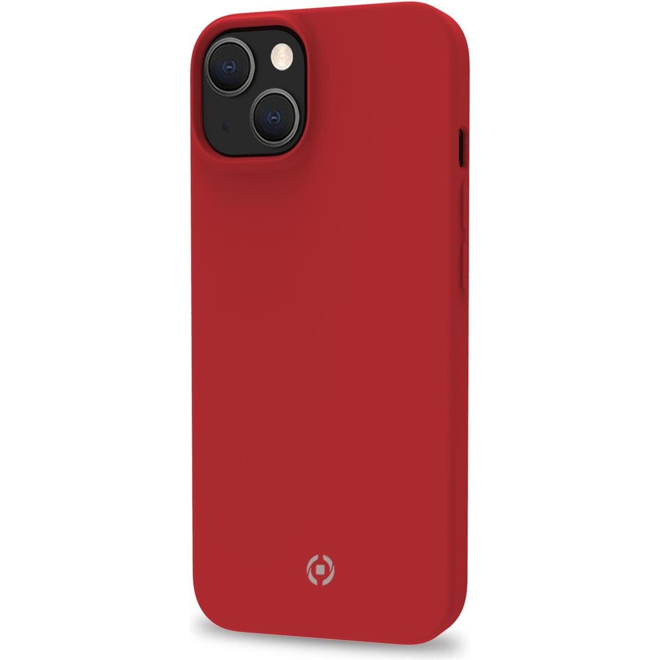 Celly Rosso Feeling Custodia Per Cellulare 15,5 Cm (6.1') Cover (Apple Iphone 14), Cover Smartphone,