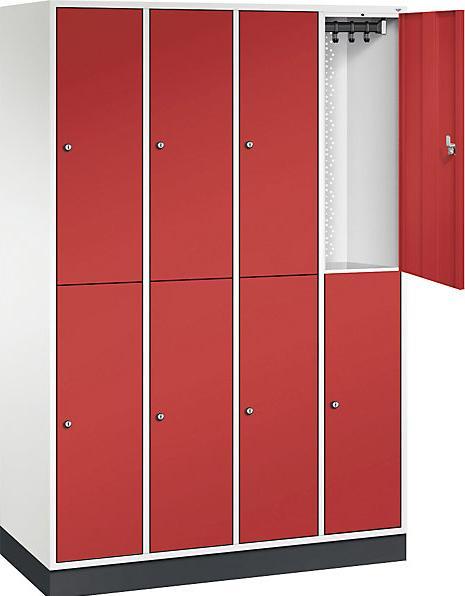 Actual product image C+P Intro double deck clothes lockers (122 cm, 195 cm)