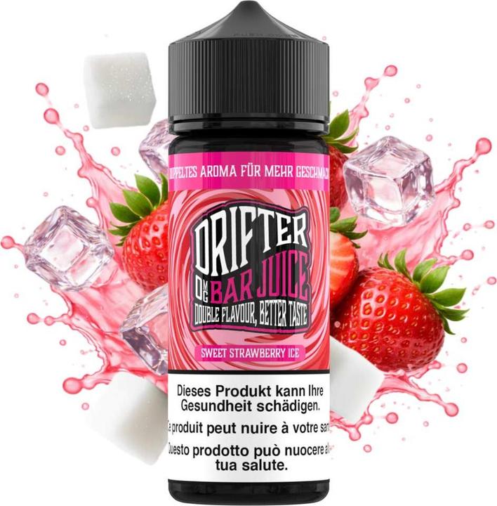 Drifter Bar Juice - Sweet Strawberry Ice 120ml - Shortfill (Strawberry)
