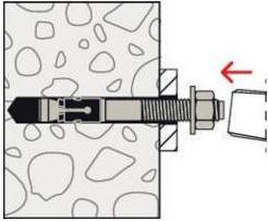 Actual product image Fischer Wedge anchor FAZ II 12 Length 110 mm Stainless steel (20 pcs.)