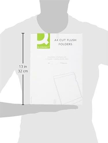 Actual product image Q-Connect Transparent pockets PP 120 Micron (A4, 100 x)
