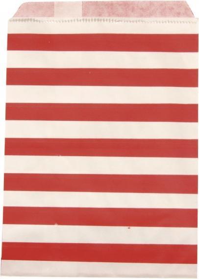 Immagine prodotto Rayher Sacchetti di carta per alimenti a righe bianche e rosse 25 pz. (Borsa da regalo, 25 x)