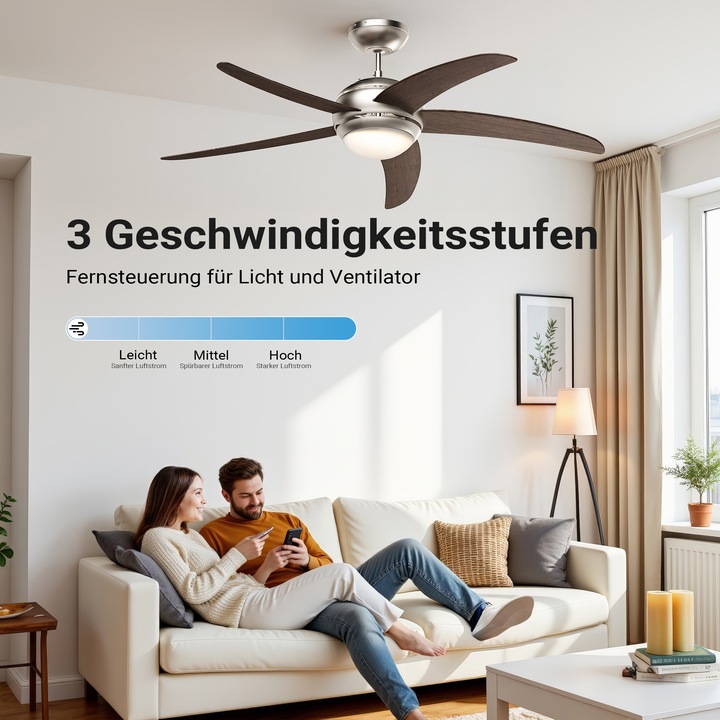 Actual product image Wiltec Ceiling fan (55 dB)
