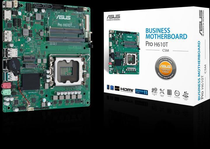 Produktbild ASUS PRO H610T (LGA 1700, Intel H610, Mini-ITX)